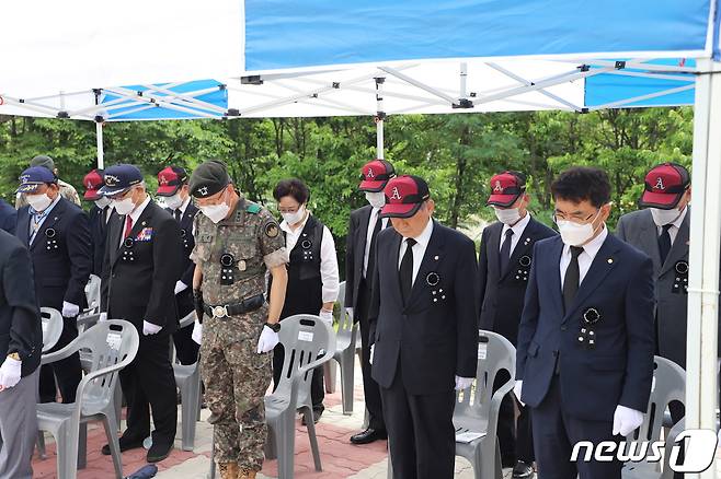 제72주년 강릉지구 포병전투 전승행사.(육군 21사단 제공) 2022.6.27/뉴스1