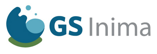 GS건설의 자회사로 세계적인 수처리 업체인 GS이니마 로고.