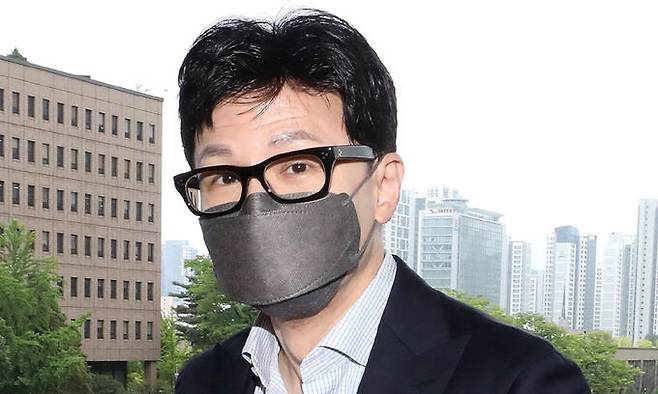 지난 24일 한동훈 법무부 장관 모습. 과천=뉴스1