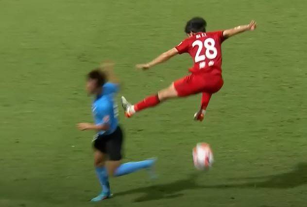 마싱위(오른쪽), 중국 CCTV 캡처.