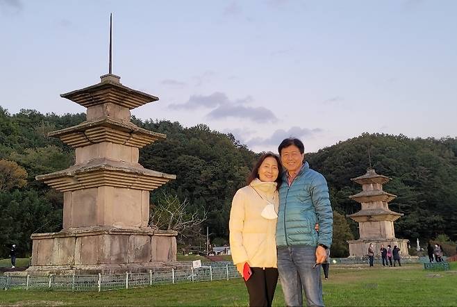전국 문화유산 답사한 박구한·이해숙 씨 부부 [문화재청 제공. 재판매 및 DB 금지]