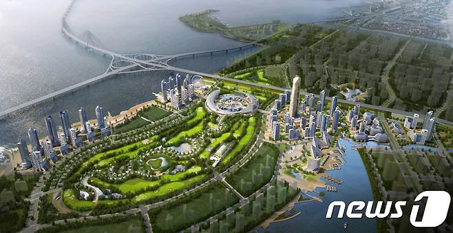 블루코어시티 조감도.© News1