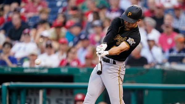 좌전 안타 치는 박효준 [사진 제공: 연합뉴스]