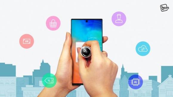 원투씨엠의 스마트 스탬프인 에코스 스탬프 [사진=원투씨엠]