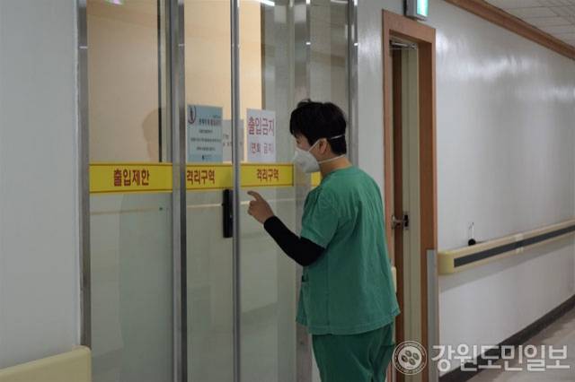 ▲ 원주의료원 음압병상 [강원도민일보 자료사진]