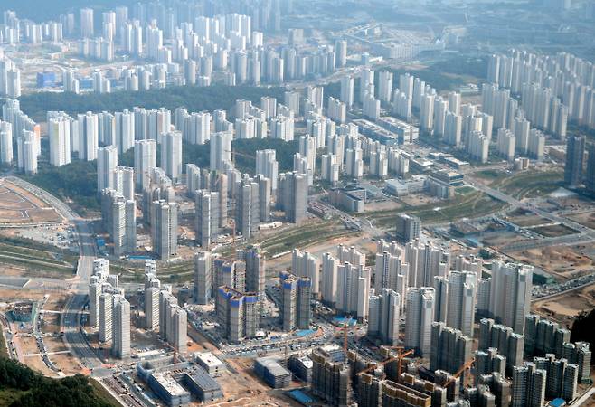 세종시 신축 아파트 전경 [사진 = 김재훈 기자]