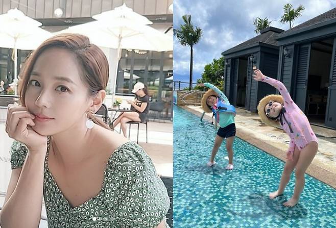 그룹 S.E.S 출신 배우 유진이 괌으로 가족여행을 떠난 근황을 공개했다. /사진=유진 인스타그램