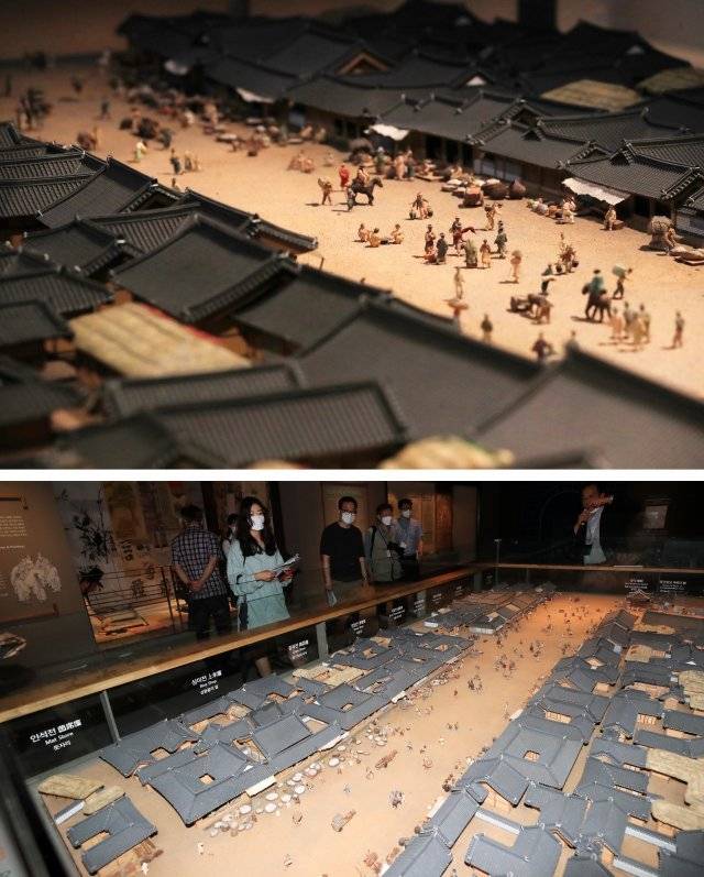 원조 ‘차 없는 거리?’ 1관에 마련된 조선시대 한양의 모습