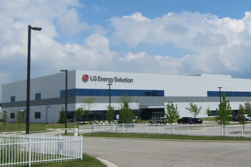 LG에너지솔루션의 미국 미시간주 배터리공장. <LG에너지솔루션>