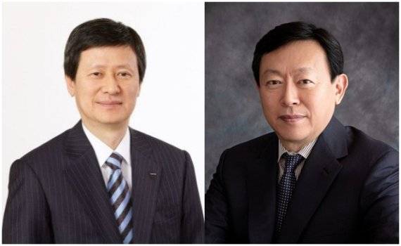 신동주 SDJ코퍼레이션 회장(좌)과 신동빈 롯데그룹 회장(우)의 모습. 사진=뉴스1