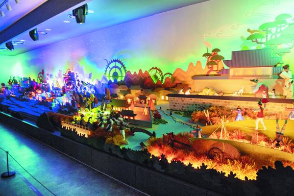 선비세상 내 영주도령의 장원급제 행렬을 구현한 오토마타.