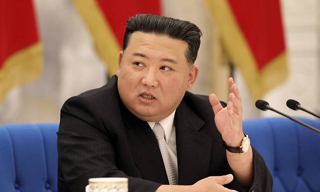 김정은 북한 국무위원장. 조선중앙통신연합뉴스