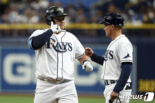 탬파베이 최지만.© AFP=뉴스1