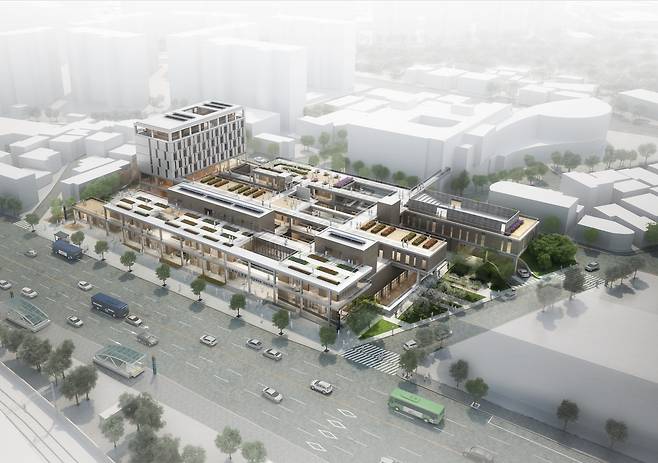 서울아이 발달지원 센터가 입주할 것으로 예정된 서울 동작구 스페이스 살림의 조감도© News1