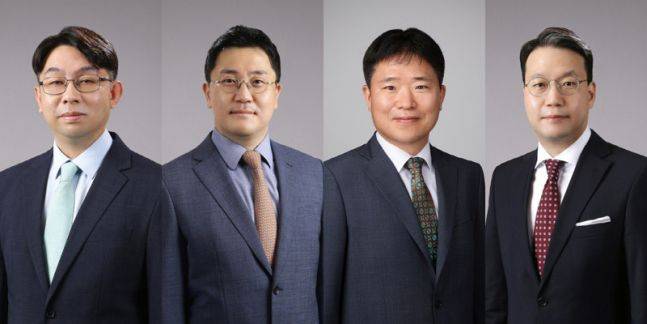사진 왼쪽부터 김민찬(감사본부), 이창근(종합서비스본부), 박종민(세무본부), 이현석(컨설팅본부) 파트너./PKF서현회계법인 제공