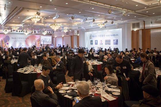 2019년 진행된 제60회 3·1문화상 시상식 전경. 3·1문화재단 제공