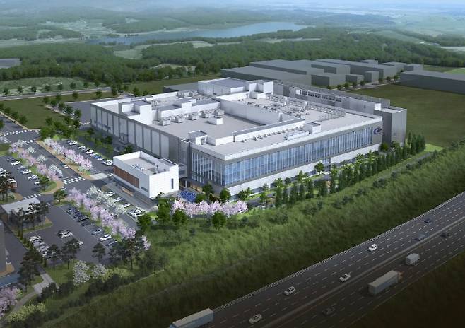 하나머티리얼즈 아산사업장 2단지 조감도