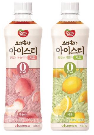 　 : 보성홍차 아이스티 제로. 동원F&B 제공.