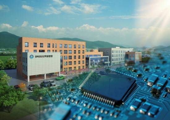 경산지식산업지구 내 대구가톨릭대 산학융합로봇캠퍼스 조감도.[대구가톨릭대 제공]