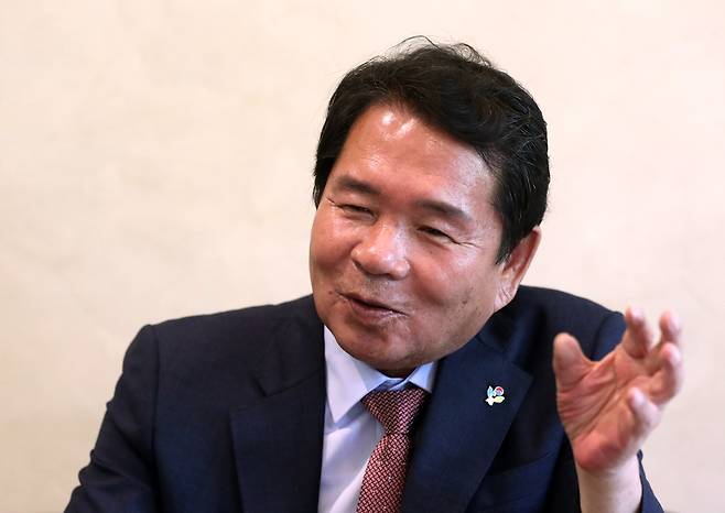 신임 신경호 강원도교육감 [촬영 양지웅]