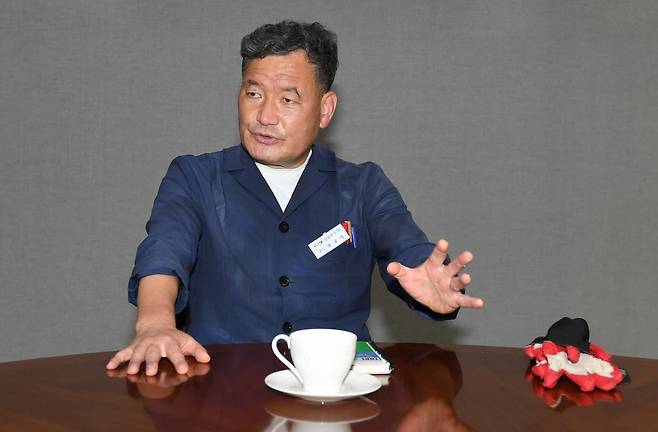 29일 인터뷰 하는 오규석 기장군수  [기장군 제공. 재판매 및 DB 금지]