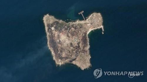 흑해 요충지 뱀섬 모습  [AFP 연합뉴스 자료사진. 재판매 및 DB 금지]