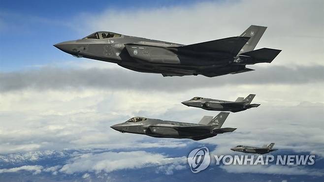 미 공군의 F-35A 스텔스 전투기 [미 공군 제공]