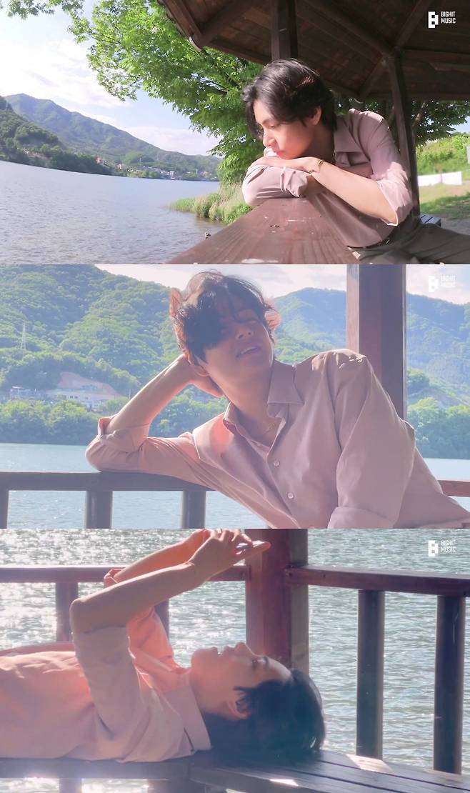 방탄소년단 뷔 '드라이브 브이로그' 24시간 810만뷰 1위..'52분간의 힐링'