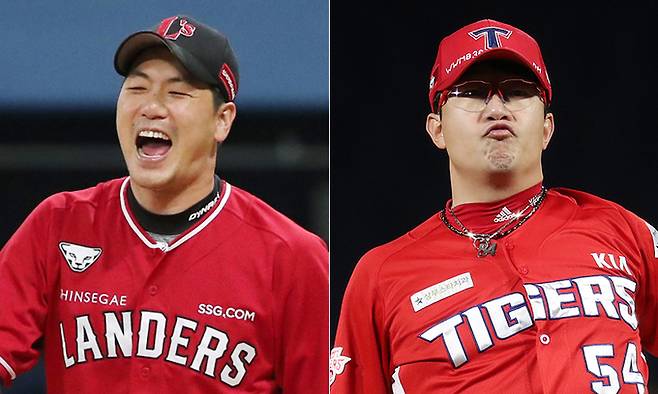 김광현(왼쪽), 양현종