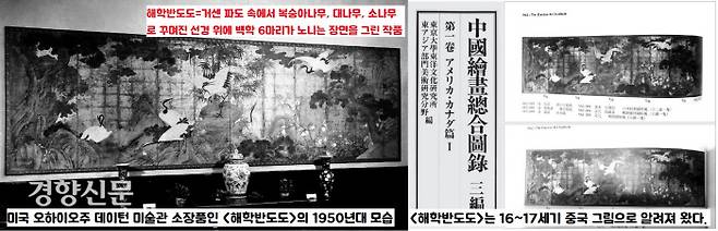 미국 오하이오주 데이턴 미술관이 소장중인 <해학반도도>는 몇 년전까지 16~17세기 중국 그림으로 치부됐다. 그러나 한·일 연구자들에 의해 1900년대 초반 대한제국기 그림으로 밝혀졌다.(출처:도쿄대 동양문화연구소의 <중국회화종합도록 제3편 제1권-미국 및 캐나다 소장품 I, 도쿄대 출판부, 2013)