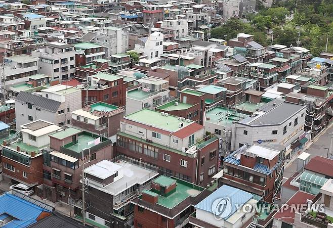 서울 한 빌라촌 [연합뉴스 자료사진]