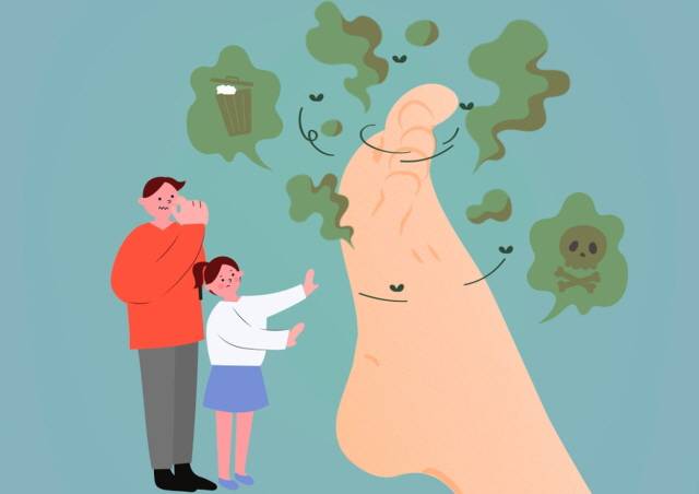 발 냄새는 발에 있는 세균이 각질을 분해하면서 만들어내는 화학물질 때문에 유발된다./사진=클립아트코리아