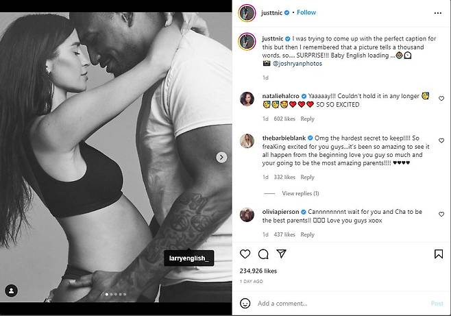 [니콜 윌리엄스 인스타그램 캡처]