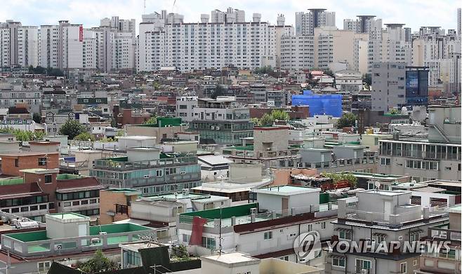 서울 은평구 주택 밀집지역 모습 [연합뉴스 자료사진]