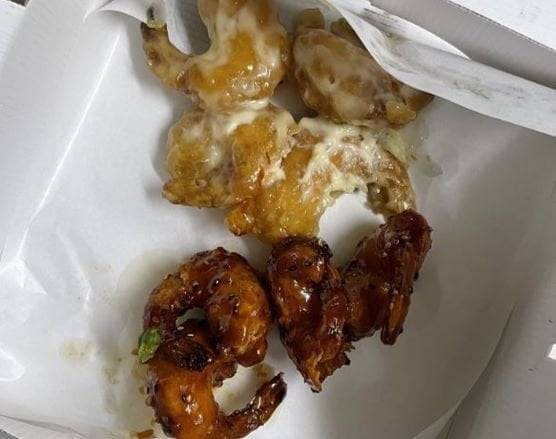 백화점에서 산 새우강정. / 사진=온라인 커뮤니티