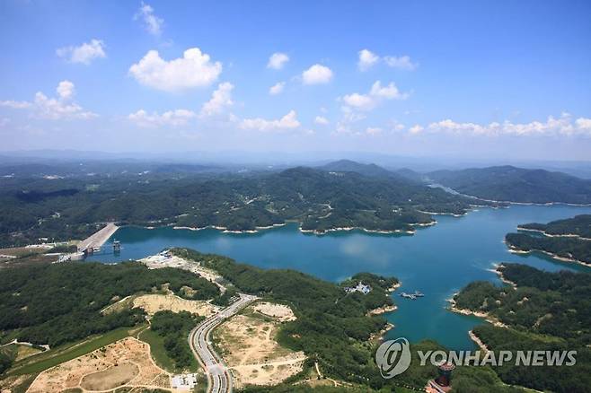 안동댐 전경 [안동시청 제공. 재판매 및 DB 금지]