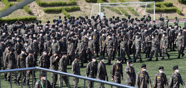 충남 논산 육군훈련소 훈련병. 2022.5.27/뉴스1