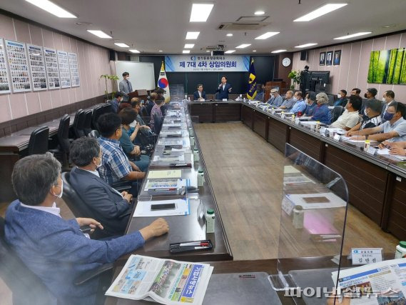 주광덕 남양주시장 20일 기업인과 소통간담회 진행. 사진제공=남양주시