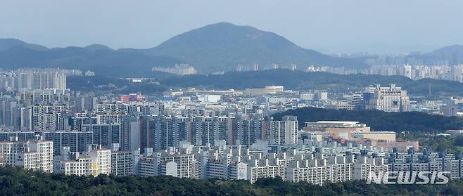 인천 연수구 일대 아파트 단지. 뉴시스 자료사진.