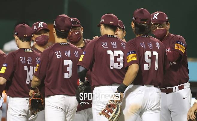 ▲ 키움 히어로즈 선수단. ⓒ곽혜미 기자