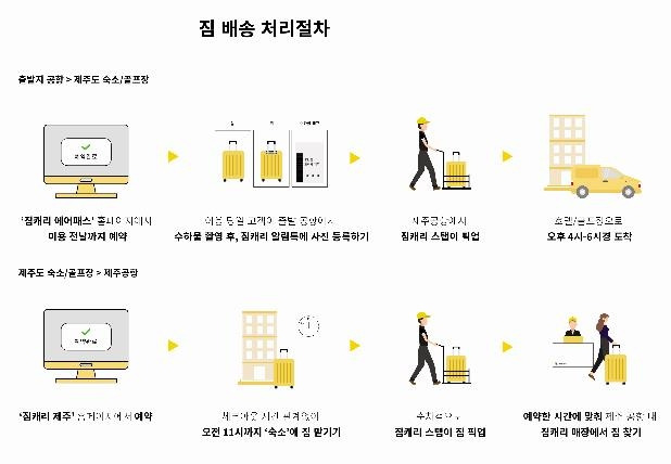 짐 배송 서비스 처리절차도 [국토교통부 제공, 재판매 및 DB 금지]