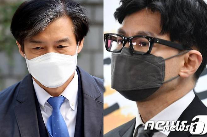 법무부 조국 전 장관과 한동훈 현 장관 © News1 김재령