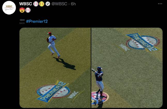 WBSC 공식 트위터에 올라온 프리미어12를 예고하는 게시물. 캡처 | WBSC 공식 트위터