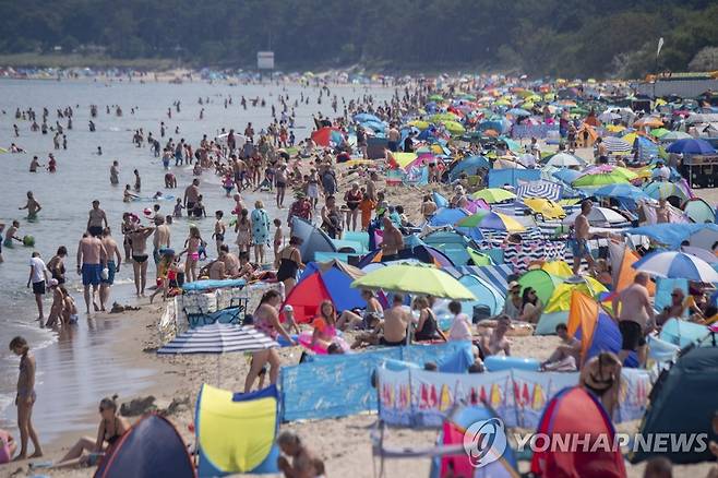 독일 발트해 연안 해변 [dpa via AP 연합뉴스 자료사진. 재판매 및 DB 금지]