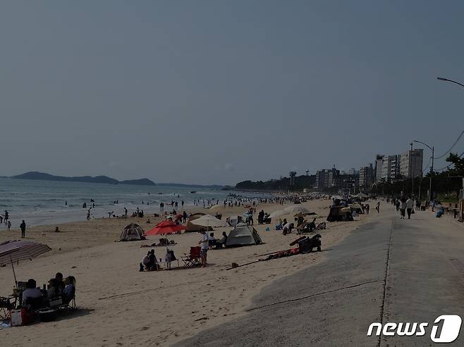 충남 보령 대천해수욕장.© 뉴스1