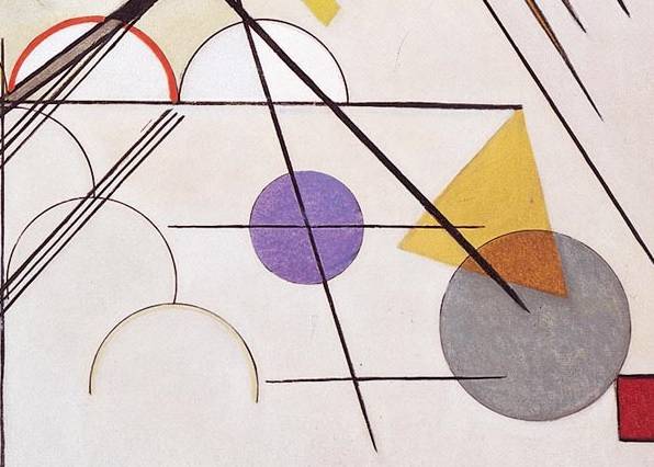 바실리 칸딘스키, 구성 8(일부 확대), 1923