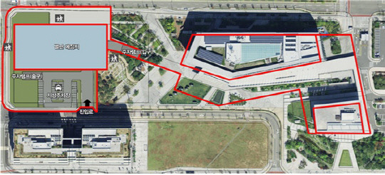 세종시청사 별관 증축사업 위치도. 사진=세종시 제공