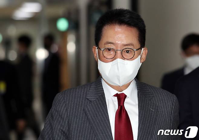 박지원 전 국가정보원장. 2021.11.25/뉴스1 © News1 오대일 기자