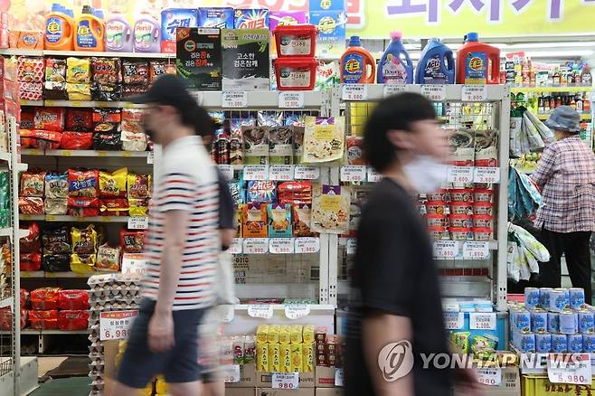 계속되는 물가 상승 [연합뉴스 자료사진]