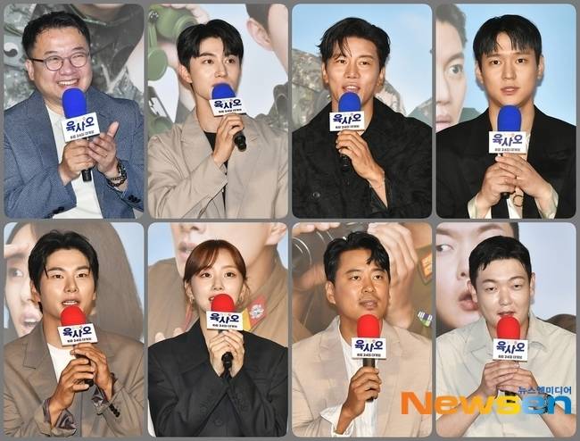 왼쪽 위부터 시계 방향으로 박규태 감독, 곽동연, 음문석, 고경표, 김민호, 이순원, 박세완, 이이경